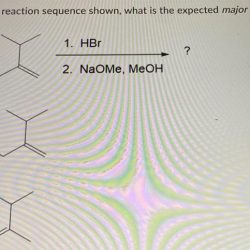 Draw the major product of the reaction sequence shown.