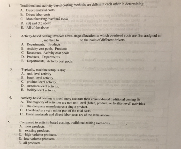 Activity costing based company uses has solved compute assignment pomme marks question costs transcribed problem text been show