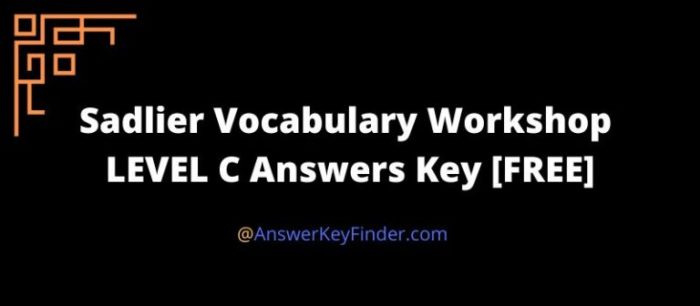 Sadlier vocabulary workshop level c unit 12 answers