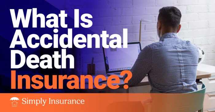 How may an insurance company classify an accidental death